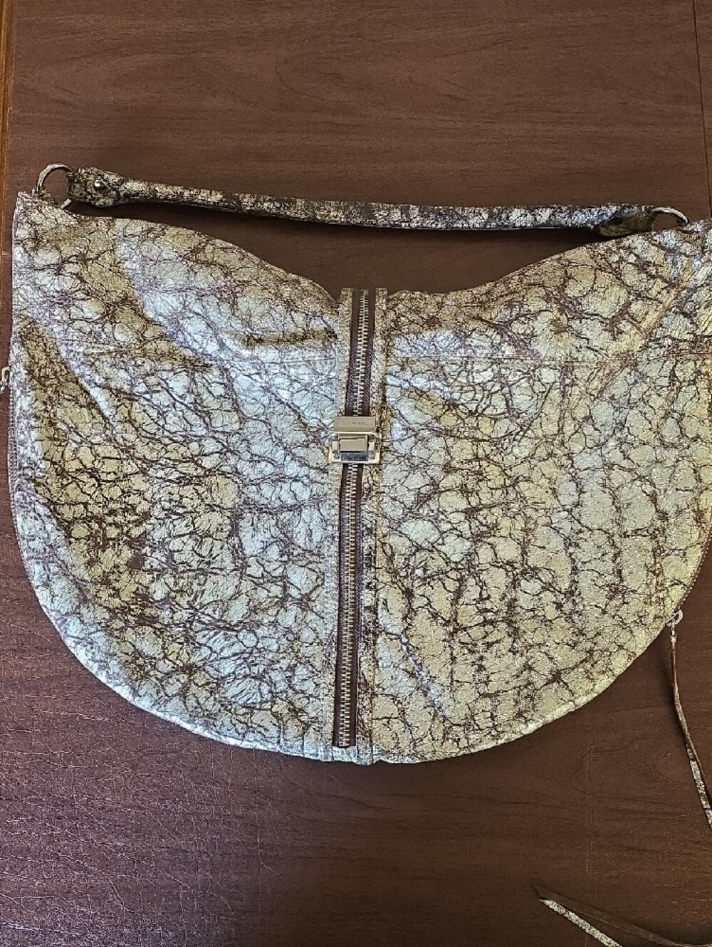Rebecca Minkoff Leather Hobo Shoulder Bag - Picture 3 of 16